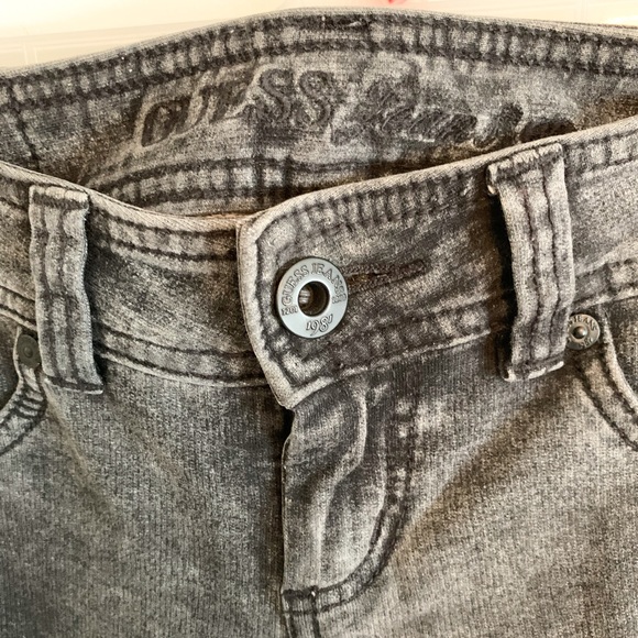 GUESS Charcoal Grey Stretch Jean Leggings - Picture 3 of 5